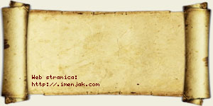 Anđela Becić vizit kartica